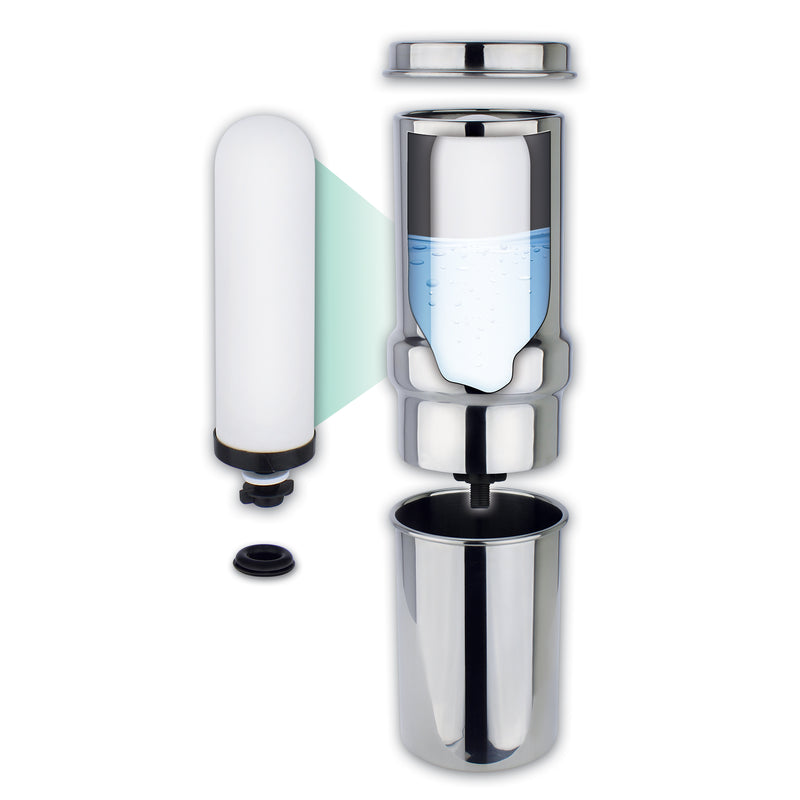 Load image into Gallery viewer, Newton Gravity-Powered 1L Water Filter System with Fluoride Removal and Limescale Reduction
